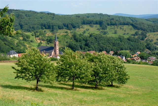 das Dorf Breitenbach