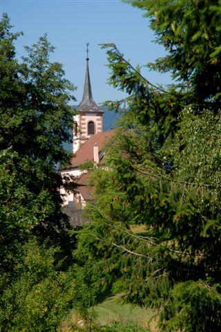 die Kirche von Thanvillé